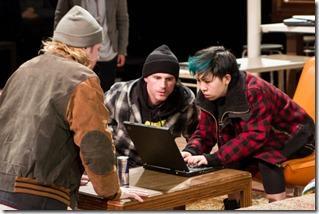 Wes Needham, Will Cavedo and Stephanie Shum in reWILDing Genius