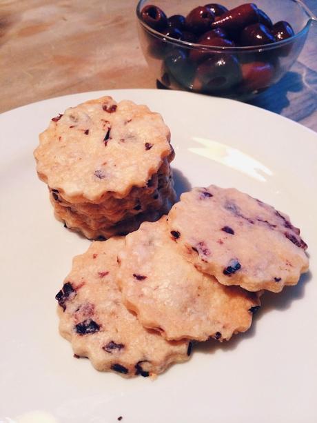 Wilder Recipes: Kalamata Olive Shortbread Cookies