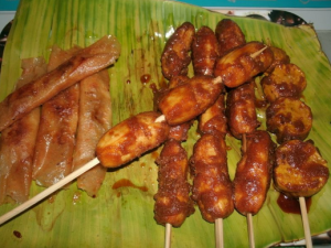 Banana cue and other street foods