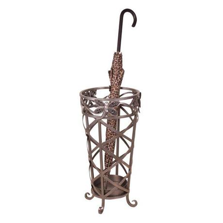 Free Shipping. Silver Umbrella Stand by Passport Accent Furniture