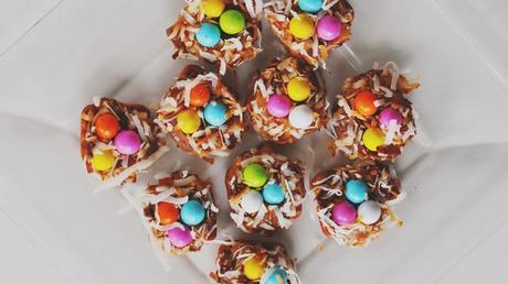 Chocolate & Caramel Easter Nests