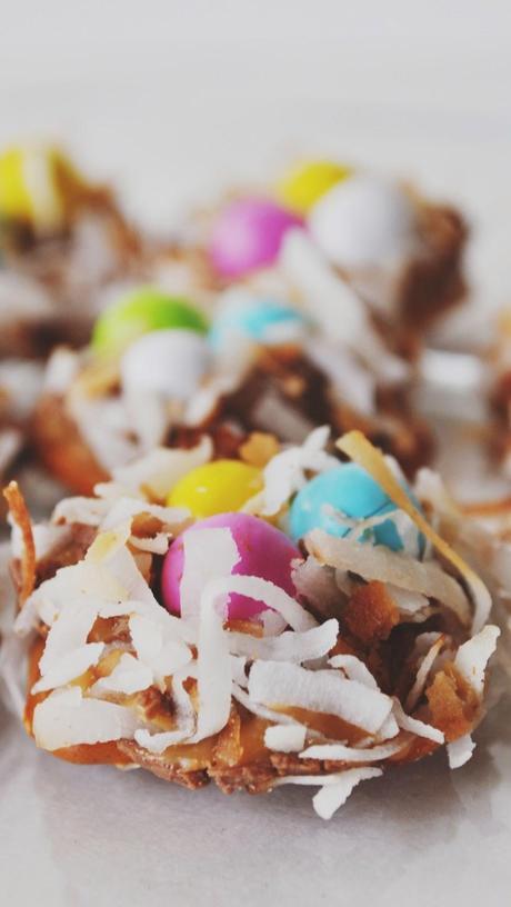 Chocolate & Caramel Easter Nests