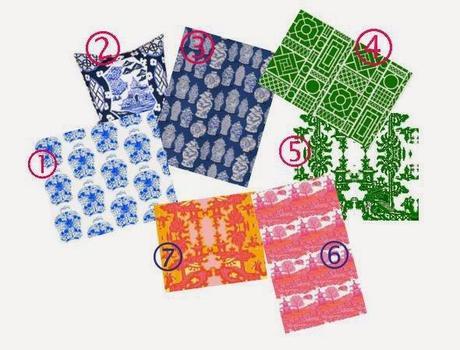 7 fun, fresh Chinoiserie fabrics