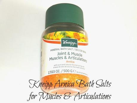 Kneipp Arnica Mineral Bath Salts Reviews 