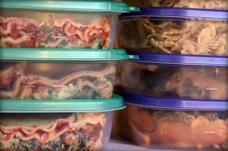 once a month cooking freezer meals