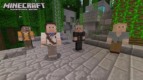 Minecraft PS3 update 14 adds Uncharted, Killzone, Sly & Heavy Rain content