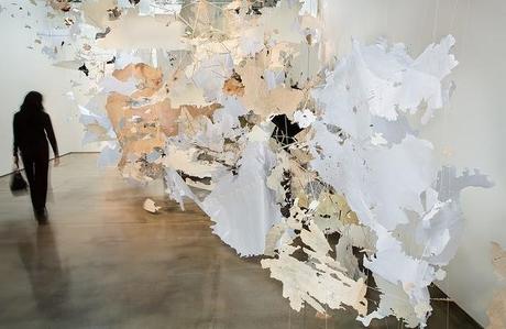 paper arts | paper art installation