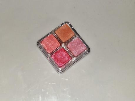 The Body Shop Shimmer Cubes Hot Pink Swatches