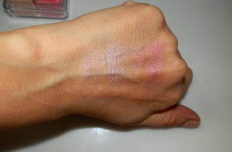 The Body Shop Shimmer Cubes Hot Pink Swatches