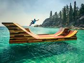 Build Floating Skateboard Ramp