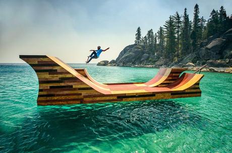 build | floating skateboard ramp