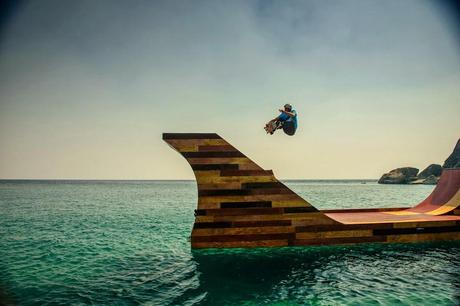 build | floating skateboard ramp