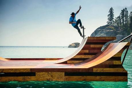 build | floating skateboard ramp