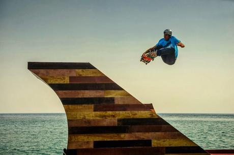 build | floating skateboard ramp