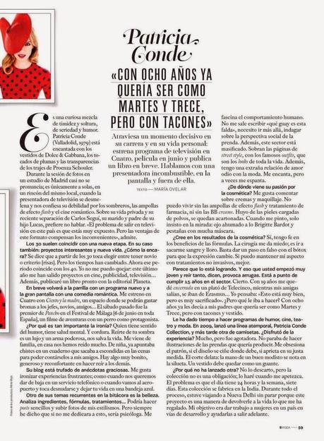 Patricia Conde For S Moda Magazine, Spain, March 2014