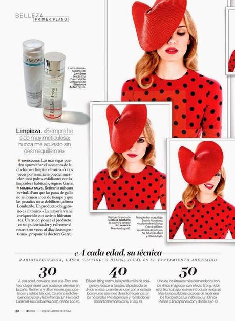 Patricia Conde For S Moda Magazine, Spain, March 2014