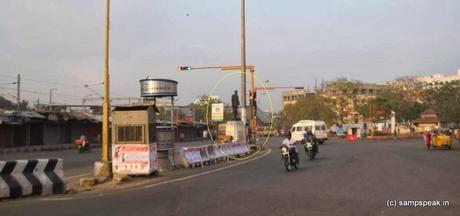 statue of first CM of Andhra Pradesh stands in Esplanade, Chennai