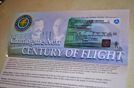 My Pilot's License Came In The Mail!