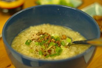 Mmmm, mmm... Mom's arroz caldo.