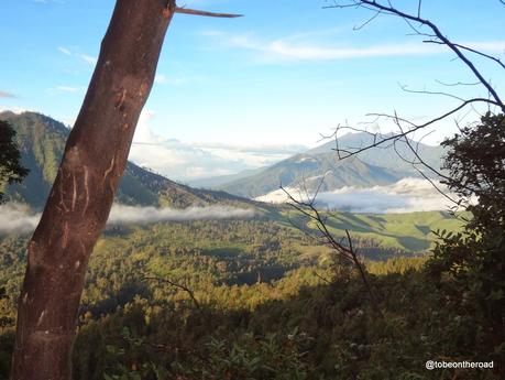 Armchair View of Ijen Volcano in Indonesia