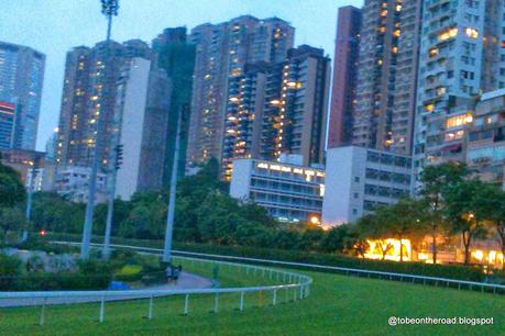 Happy Valley Race Course View  In Hongkong