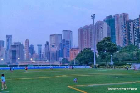 Happy Valley Race Course View  In Hongkong