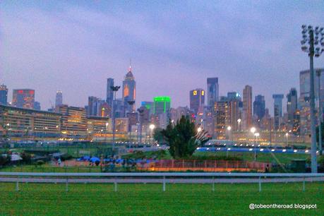 Happy Valley Race Course View  In Hongkong