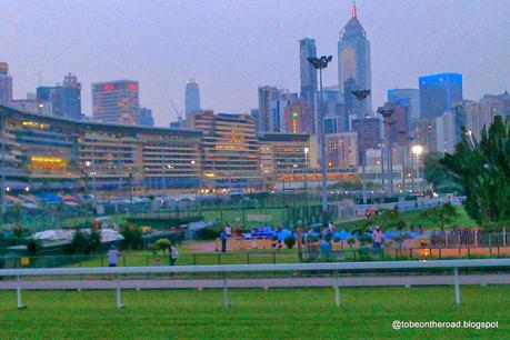 Happy Valley Race Course View  In Hongkong