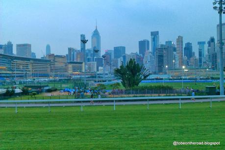 Happy Valley Race Course View  In Hongkong