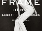 Karlie Kloss Wears Roller Skates, Long Hair Frame Denim Spring 2014