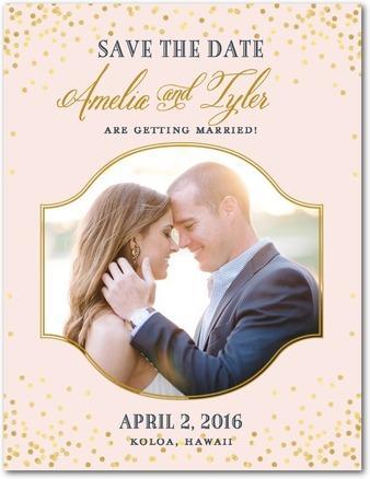 Post image for Effervescent Sparkle Invitation by Wedding Paper Divas