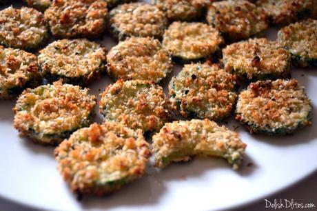 Baked Zucchini Parmesan Crisps | Delish D'Lites