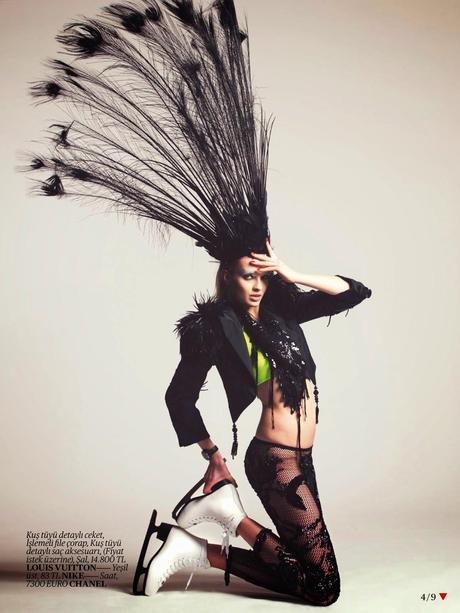 Natalie Siodmiak by David Bellemere For Vogue Magazine, Turkey, April
2014