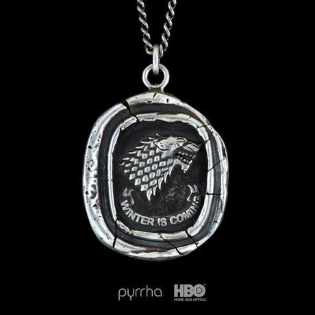 Game of Thrones House Stark Talisman Necklace from Pyrrha & HBO