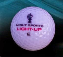 golf balls lights up when hit ... play the game colourfully