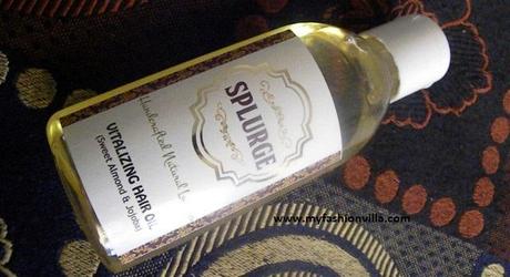 SPLURGE Hair Oil Review