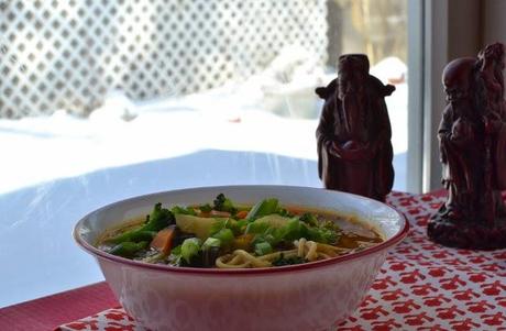 Arunachal Pradesh -- Thukpa (Vegetarian Noodle Soup)