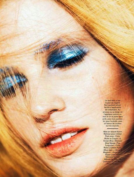 Lara Stone for Glamour Magazine, France, May 2014