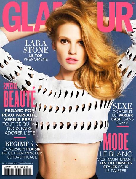 Lara Stone for Glamour Magazine, France, May 2014