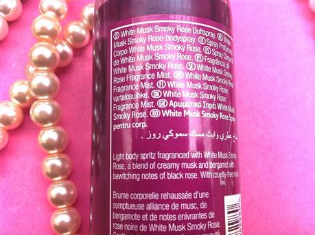The Body Shop White Musk Smoky Rose Fragrance Mist - Review