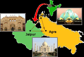 Taj Mahal importance in Golden Triangle Tours India