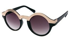 ASOS Metal Top Keyhole Round Sunglasses