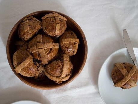 Rye & Wholemeal Hot Cross Buns