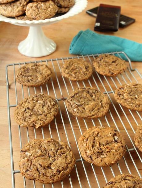 Browned Butter Espresso Chocolate Chip Cookies with Coconut | Creative Culinary