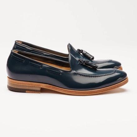 No Hassle With This Tassel:  Armando Cabral Valentim Patent Leather Tassel Loafer