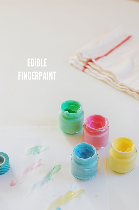 Two-Ingredient Edible Fingerpaint