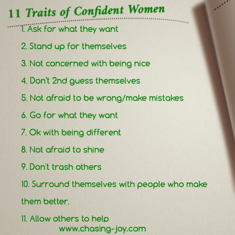 11 Traits Of Confident Women