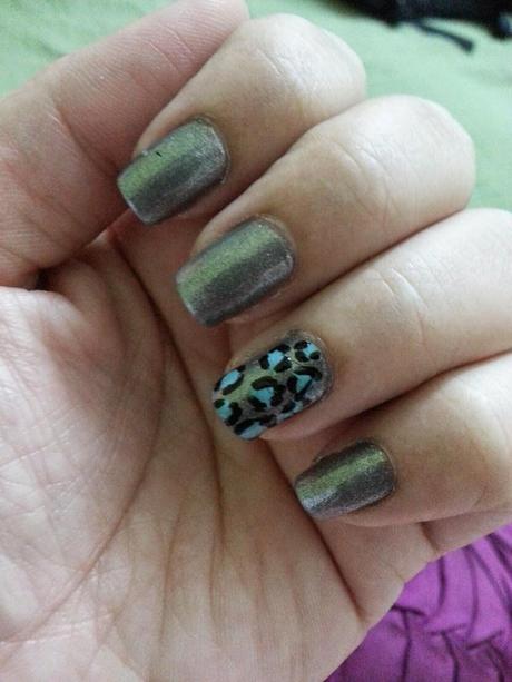 NOTD! Animal Print Nailart