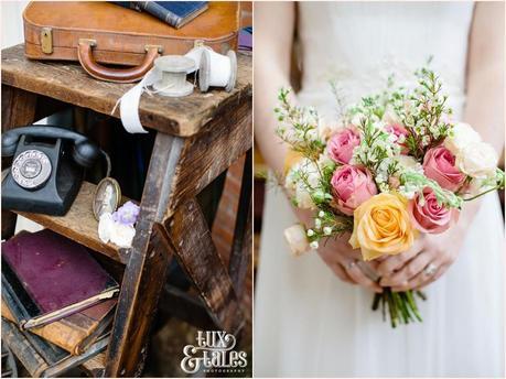 Bohemian wedding elements with flowers