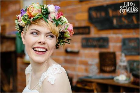 Beautiful bohemian bride
